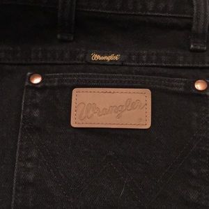 Wrangler black jeans like new.
